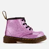 Dr. Martens Toddlers' 1460 I Glitter Lace Up Boots - Dark Pink - Image 1