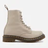 Dr. Martens Women's 1460 Virginia Leather Pascal 8-Eye Boots - Taupe - Image 1