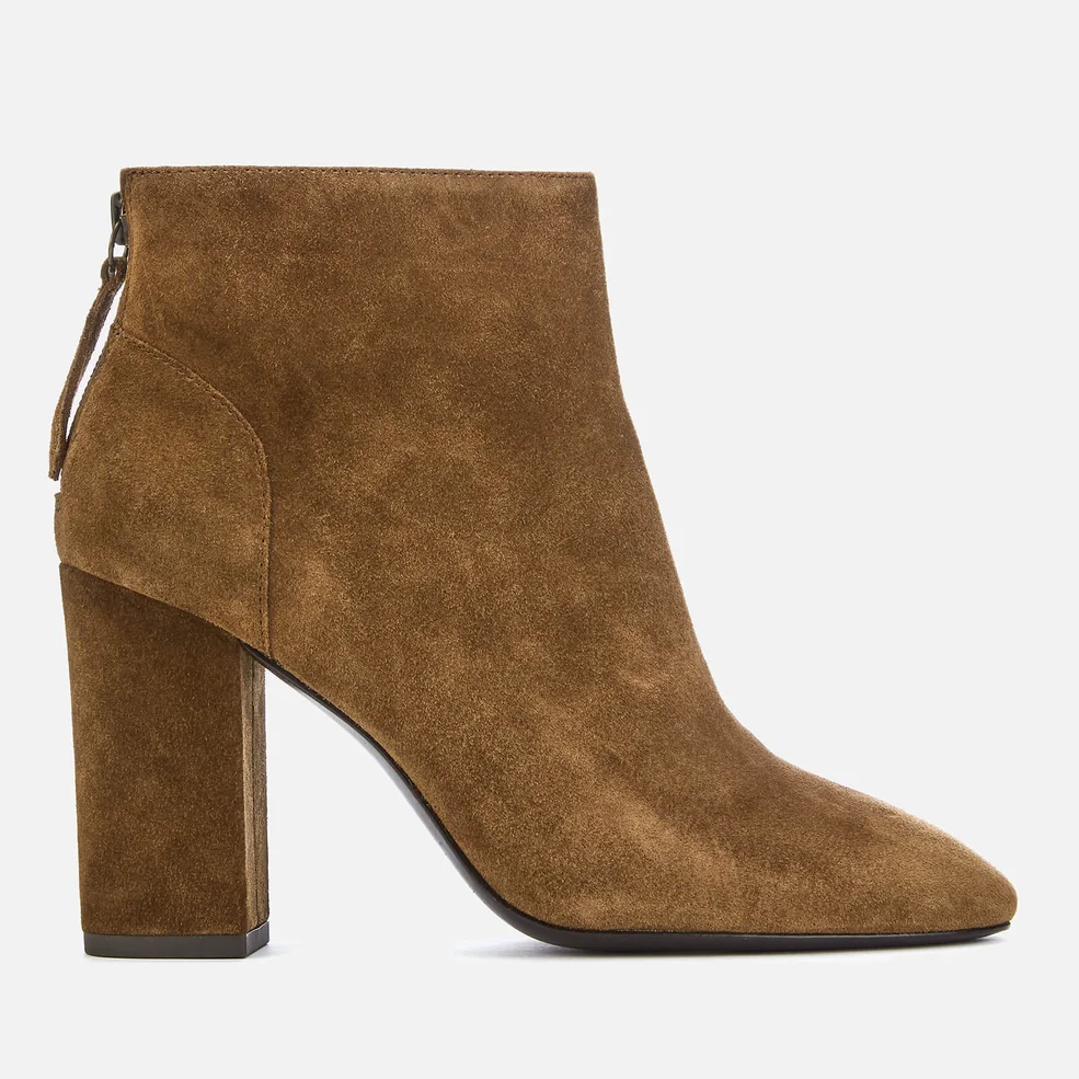 Ash Women's Joy Suede Heeled Ankle Boots - Russet Image 1