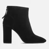 Ash Women's Joy Suede Heeled Ankle Boots - Black - Image 1