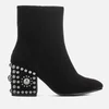 Ash Women's Era Suede Heeled Boots - Black - Image 1