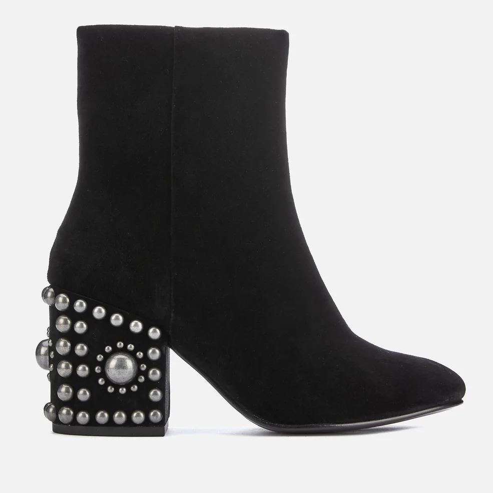 Ash Women's Era Suede Heeled Boots - Black Image 1