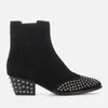 Ash Women's Hook Suede Heeled Ankle Boots - Black - Image 1