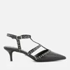 Dune Women's Cristyn T Bar Court Shoes - Black Reptile - Image 1