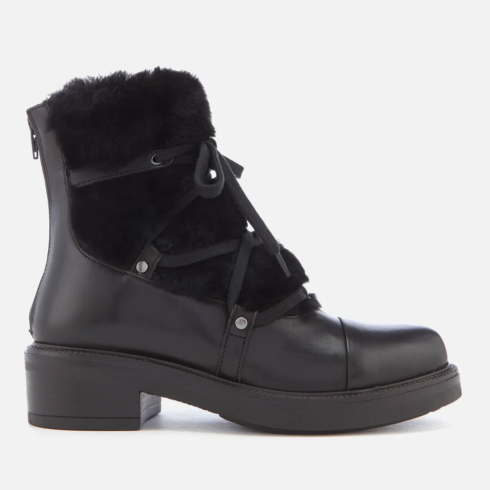 Carvela Women's Sharp Leather Hiker Style Boots - Black Image 1