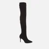 Carvela Women's Gasp Stretch Thigh High Heeled Boots - Black - Image 1