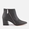Carvela Women's Signet Leather Heeled Ankle Boots - Black - Image 1