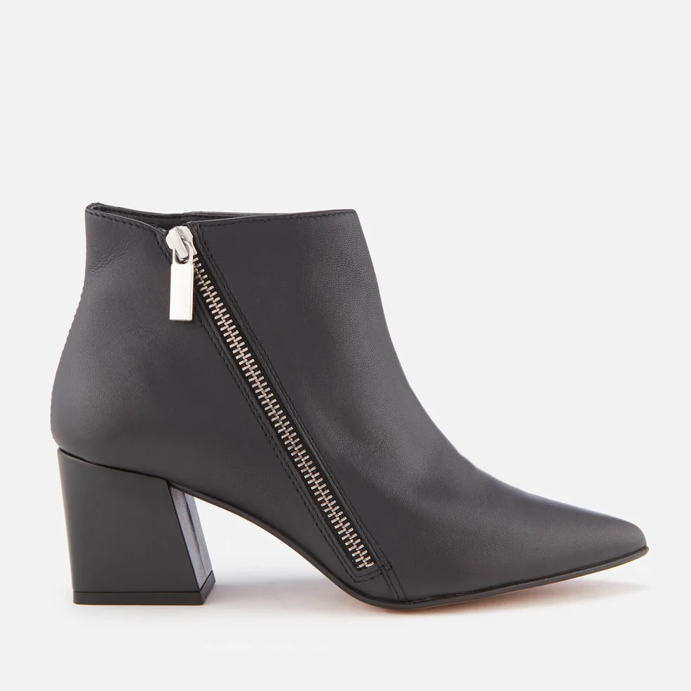 Carvela Women's Signet Leather Heeled Ankle Boots - Black Image 1