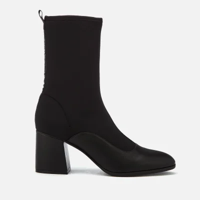 Armani Exchange Women's Heeled Sock Boots - Black