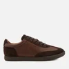 Polo Ralph Lauren Men's Cadoc Leather Athletic Trainers - Dark Brown - Image 1