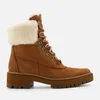 Timberland Women's Courmayeur Valley Shearling Lace Up Boots - Saddle - Image 1