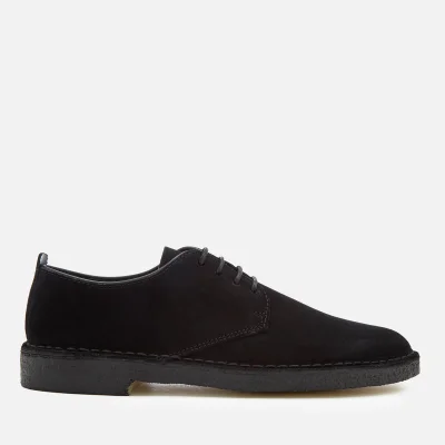 Clarks Originals Men's Desert London Suede Derby Shoes - Black