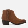 Clarks Women's Maypearl Fawn Suede Heeled Ankle Boots - Dark Tan - Image 1