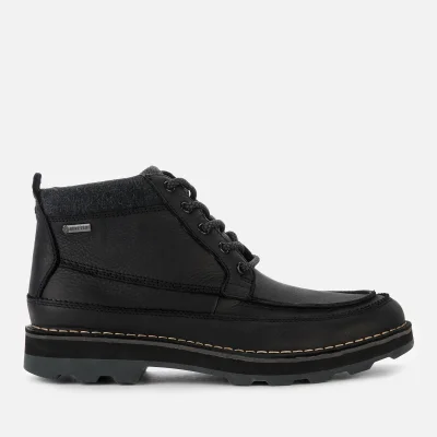 Clarks Men's Korik Rise GORE-TEX Leather Lace Up Boots - Black