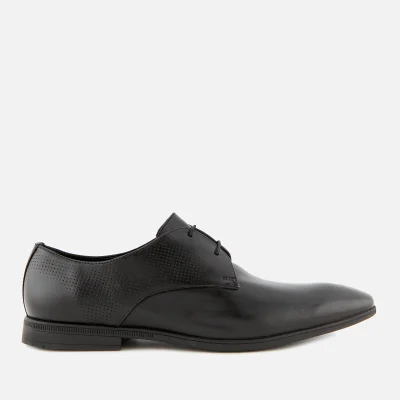 Clarks Men's Bampton Walk Leather Derby Shoes - Black