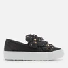 See By Chloé Women's Embellished Slip-On Flatform Trainers - Nero - Image 1