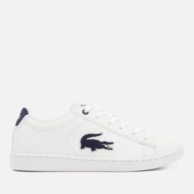 Lacoste Kids' Carnaby Evo 318 1 Trainers - White/Navy