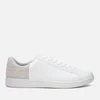 Lacoste Men's Carnaby Evo 318 6 Leather/Suede Trainers - White/Light Grey - Image 1
