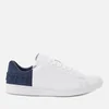 Lacoste Women's Carnaby Evo 318 3 Leather/Suede Trainers - White/Navy - Image 1