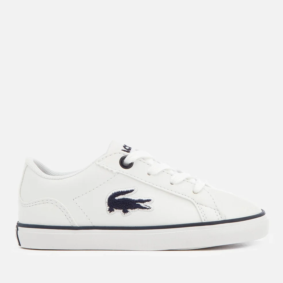 Lacoste Toddler's Lerond 318 2 Trainers - White/Navy Image 1
