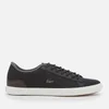 Lacoste Men's Lerond 318 2 Water Resistant Leather Trainers - Black/Brown - Image 1