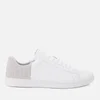 Lacoste Women's Carnaby Evo 318 3 Leather/Suede Trainers - White/Light Grey - Image 1