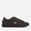 Lacoste Kids' Carnaby Evo 118 4 Trainers - Black/Black - Image 1
