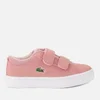 Lacoste Toddler's Straightset 318 1 Velcro Trainers - Pink/Natural - Image 1