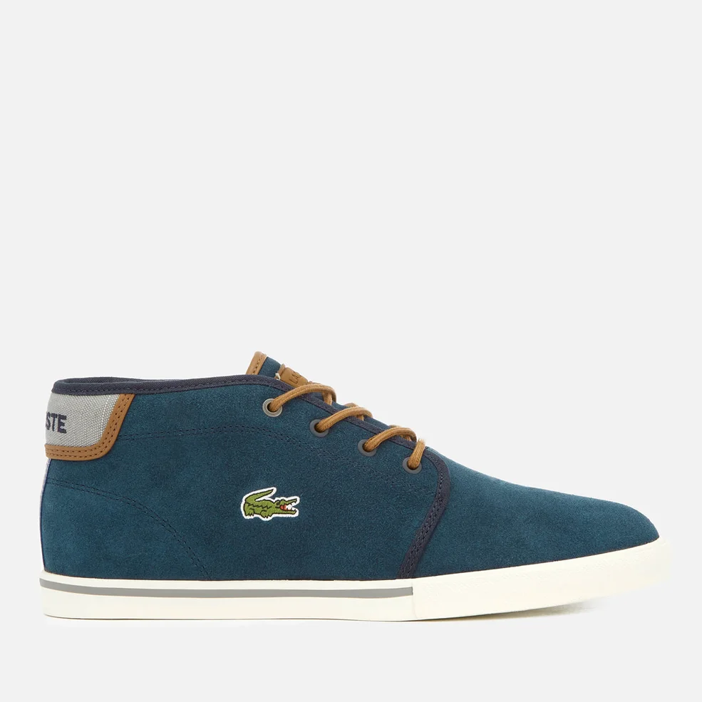 Lacoste Men's Ampthill 318 1 Suede Chukka Boots - Navy/Tan Image 1