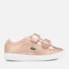 Lacoste Toddler's Carnaby Evo 318 2 Velcro Trainers - Pink/White - Image 1