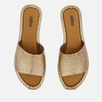 Melissa Women's Soul Slide Sandals - Gold Glitter