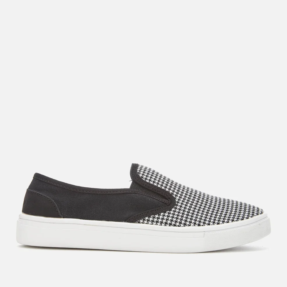 Superdry Women's Superdry Core Slip On Trainers - Mono Dogtooth Image 1