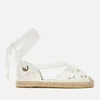 Superdry Women's Lola Lace Up Espadrilles - Off White - Image 1