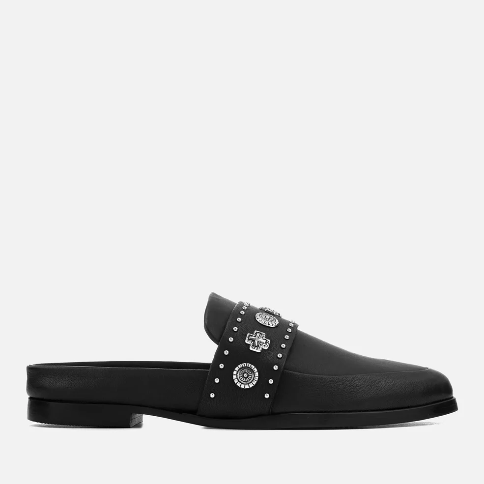 Sol Sana Women's Tuesday II Leather Slide Loafers - Black Image 1