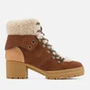 See By Chloé Women's Heeled Hiking Boots - Brown - Image 1