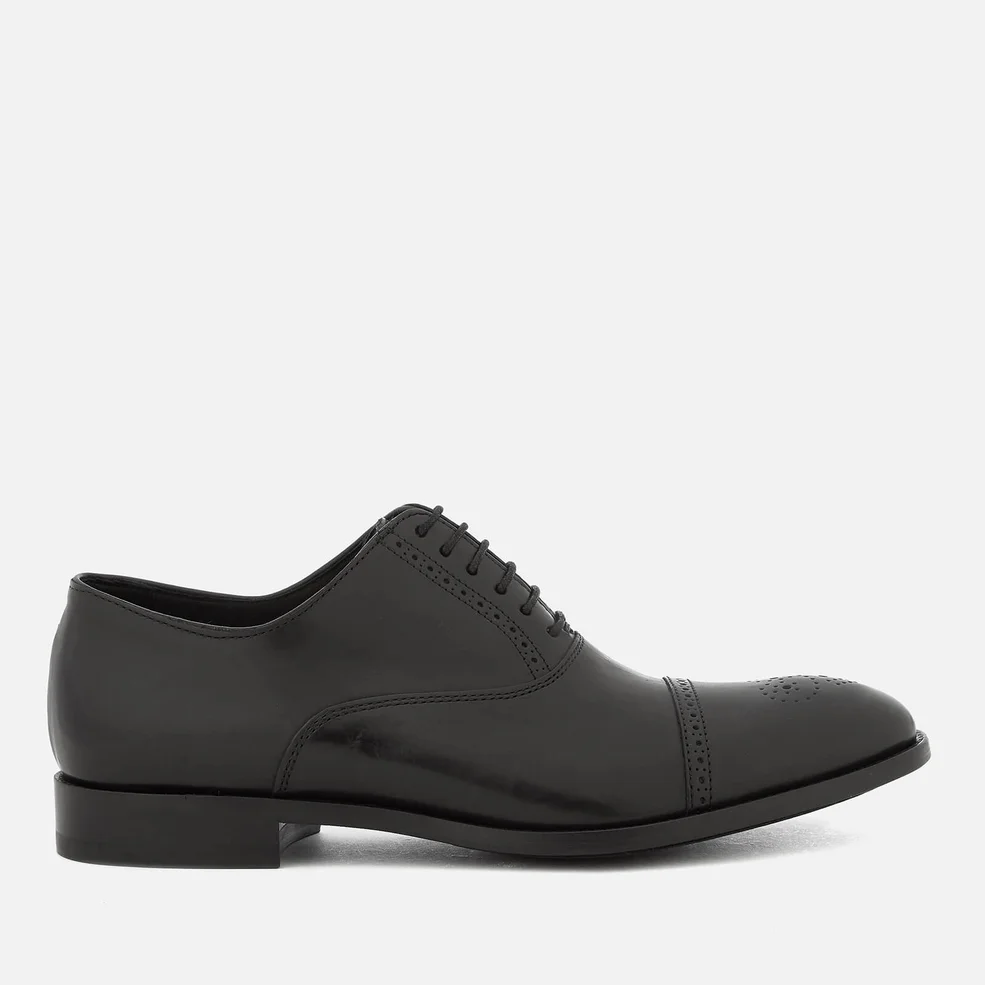 Paul Smith Men's Bertin Leather Toe Cap Oxford Shoes - Black Image 1