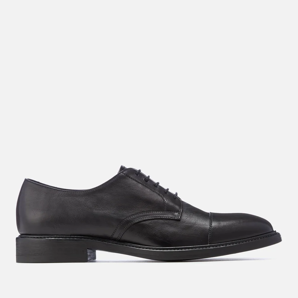 Paul Smith Men's Rosen Leather Toe Cap Derby Shoes - Black Image 1