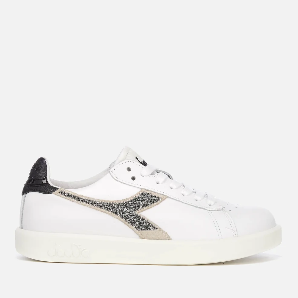 Diadora Women's Game Heritage Lux Trainers - White Image 1