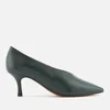 Whistles Women's Zurie Kitten Heel Court Shoes - Green - Image 1