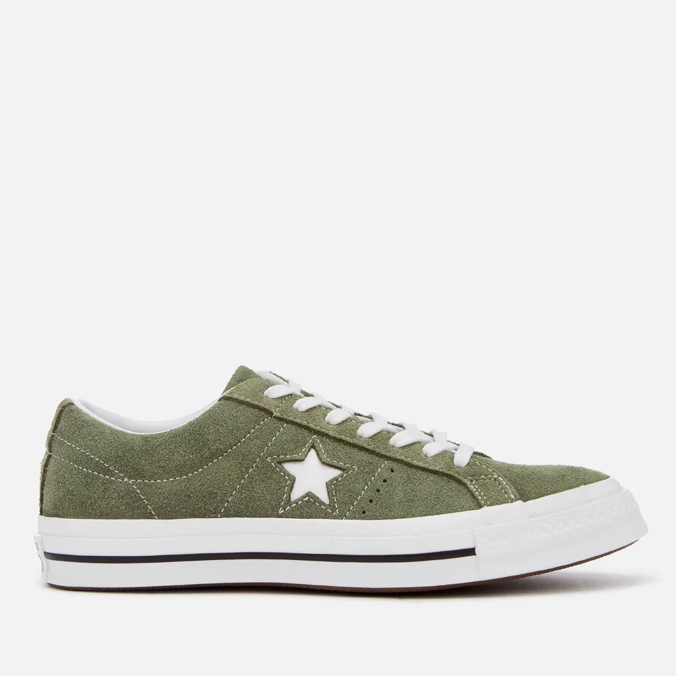 Converse Men's One Star Ox Trainers - Field Surplus/White Image 1