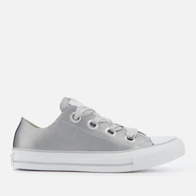Converse Women's Chuck Taylor All Star Big Eyelets Ox Trainers - Metallic Silver/Silver/White