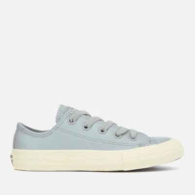 Converse Kids' Chuck Taylor All Star Ox Trainers - Wolf Grey/Black/Egret