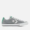 Converse Kids' Star Player Ox Trainers - Cool Grey/Green/White - Image 1