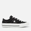 Converse Kids' One Star Ox Trainers - Black/White/White - Image 1