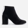 Senso Women's Jensen IV Velvet Heeled Ankle Boots - Ebony - Image 1