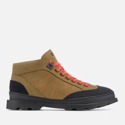 Camper Men's Brutus Hiker Style Boots - Medium Brown