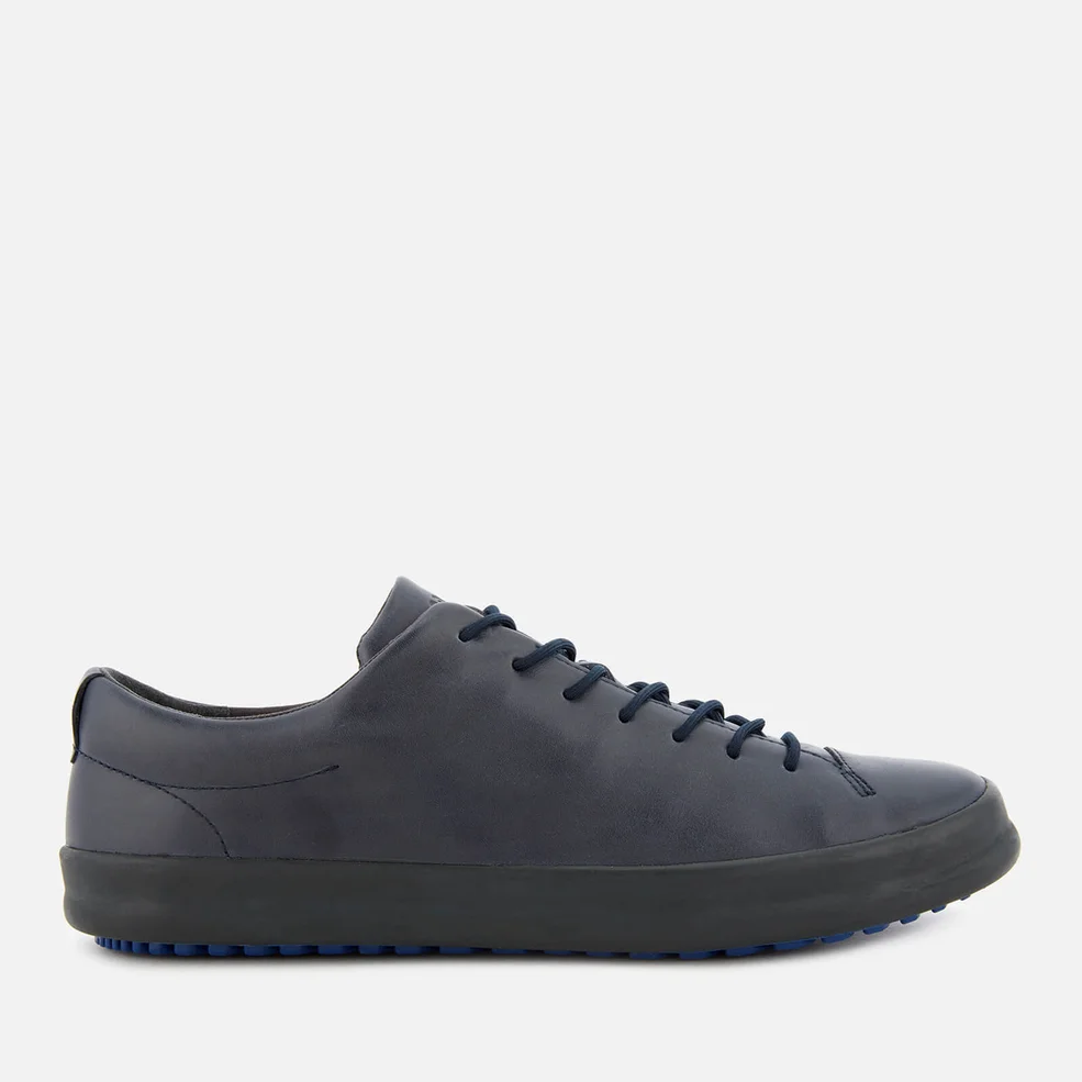 Camper Men's Low Top Leather Trainers - Navy Image 1