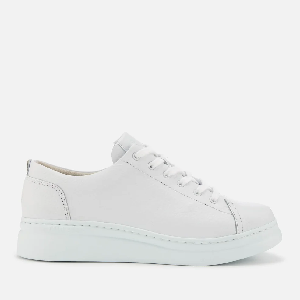 Camper Women's Runner Leather Chunky Flatform Trainers - White Image 1