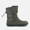 Camper Women's Suede Flat Boots - Medium Grey - Image 1