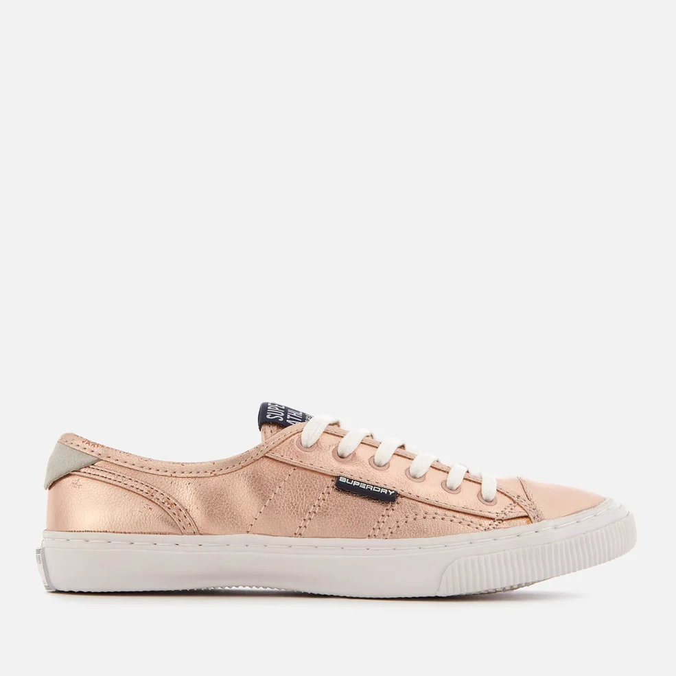 Superdry Women's Low Pro Luxe Trainers - Rose Gold Image 1